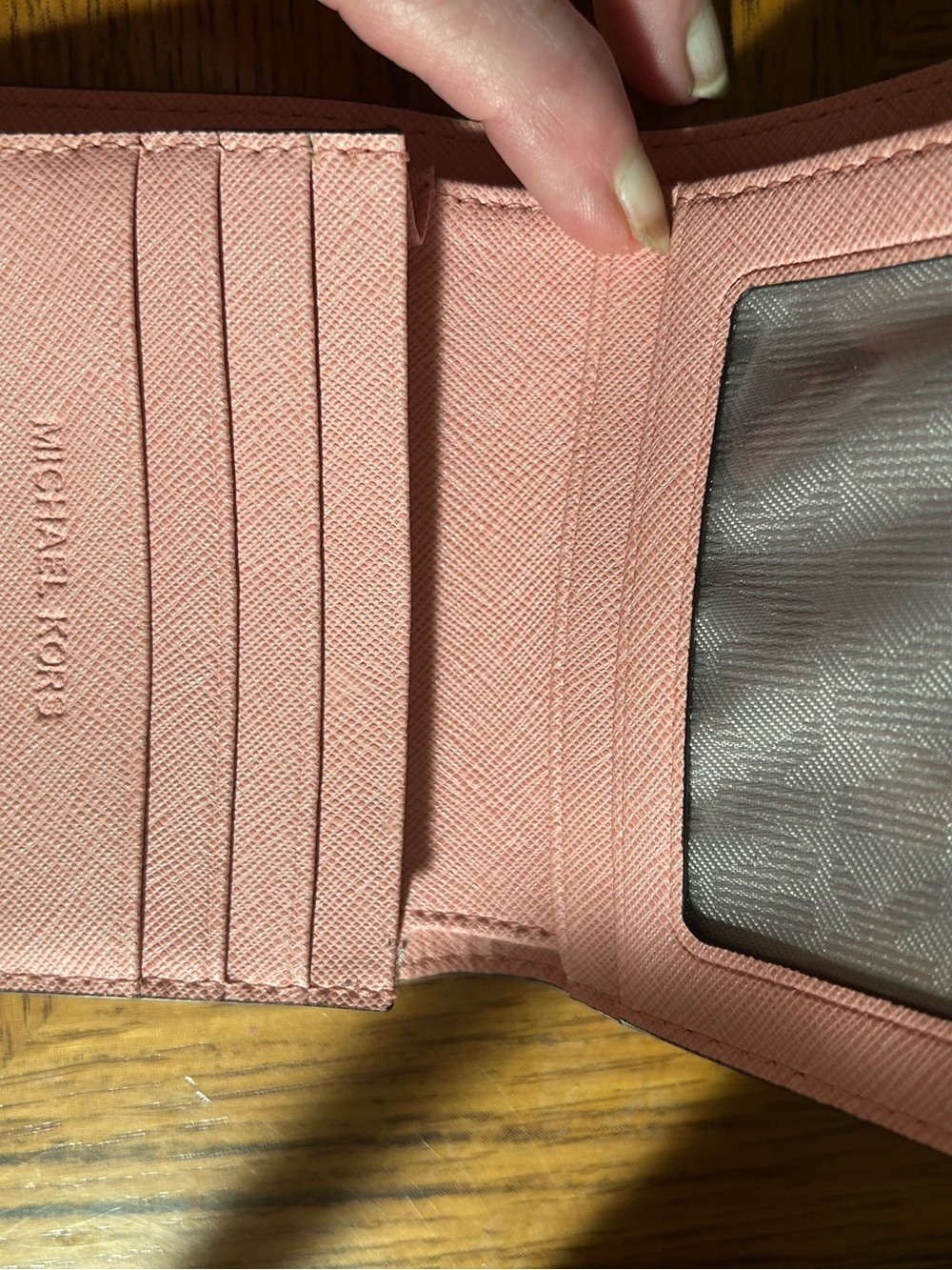 Michael Kors Pink Crossbody Bag with Pebbled Leather and wallet - Picture 11 of 12